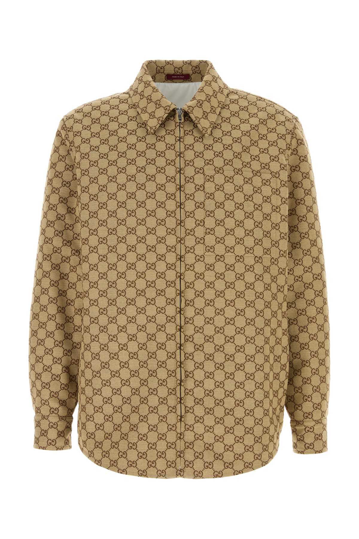 Gucci Gg Supreme Fabric Overshirt Gucci
