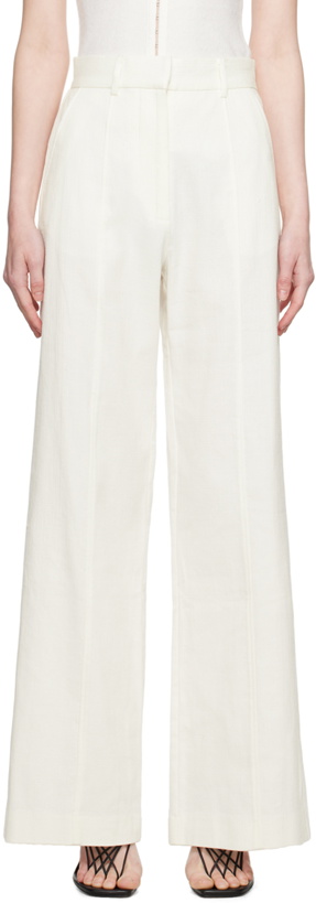 Photo: BEC + BRIDGE White Manon Trousers