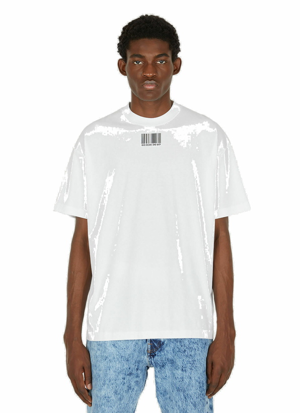 Photo: Barcode T-Shirt in White