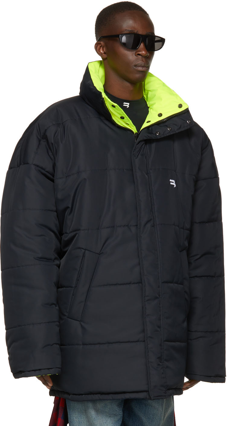 Balenciaga Reversible Yellow Ripstop Parka Balenciaga Reversible Yellow Ripstop Parka