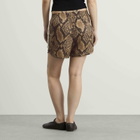 Adidas Women's Satin Shorts in Linen/Magic Beige