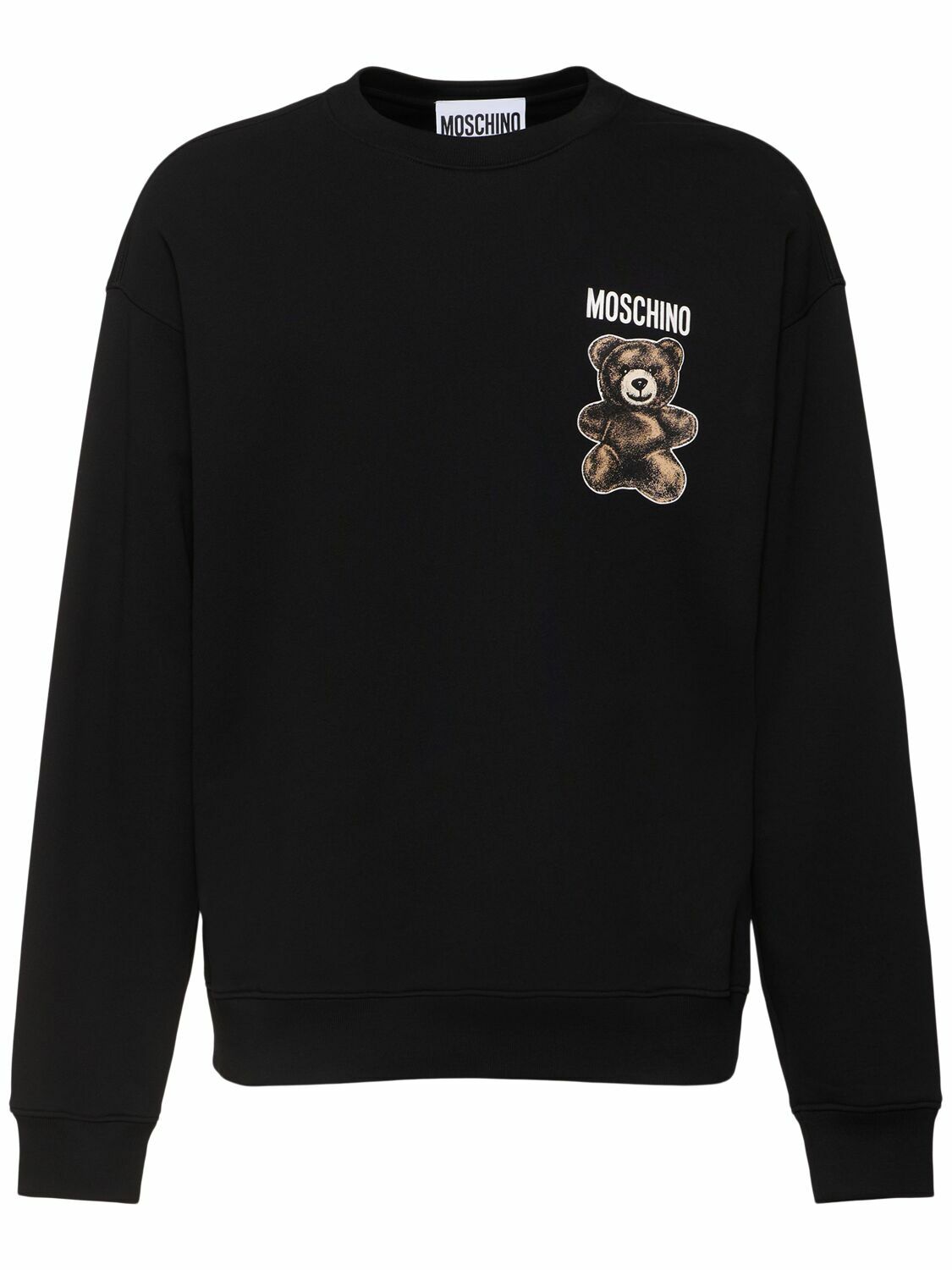 Moschino Navy Blue Teddy Bear Sweatshirt Dress