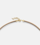 Octavia Elizabeth 18kt gold pendant necklace with turquoise