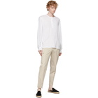 Ermenegildo Zegna White Linen Henley