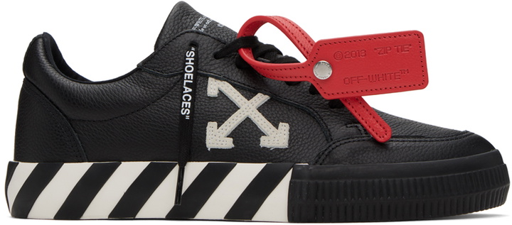 Photo: Off-White Black Vulcanized Sneakers