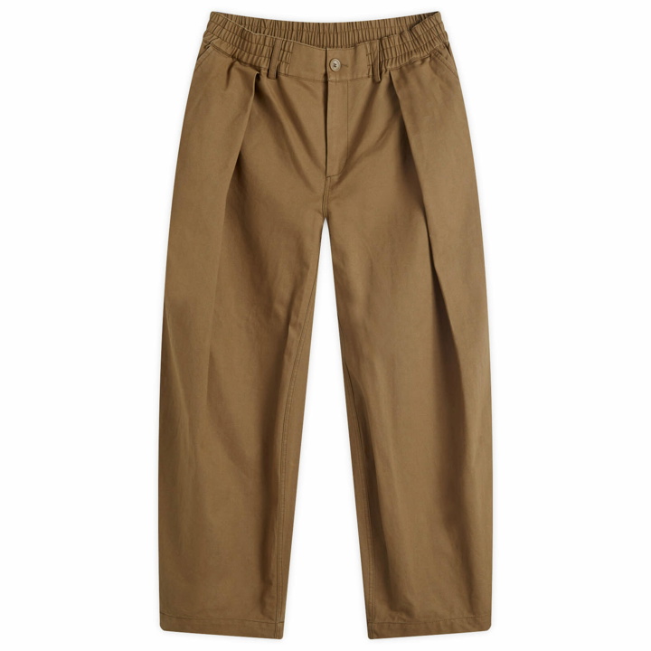 Photo: Checks Downtown Men's Hakama Pleat Pants in Olive