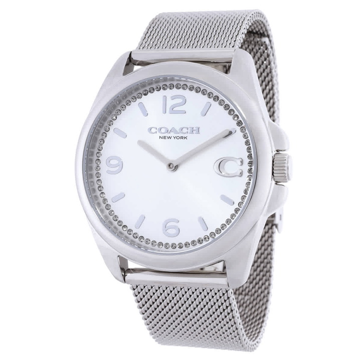 Photo: Coach Greyson Quartz Silver Dial Ladies Watch 14504146
