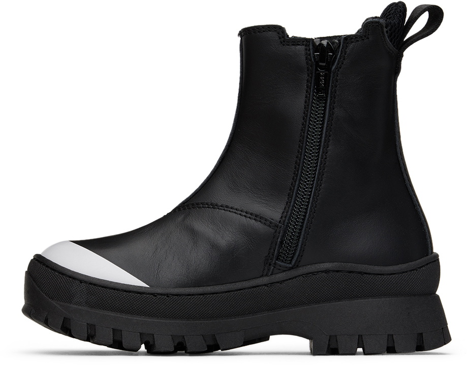Marni Kids Black Low Chelsea Boots Marni