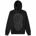 Off-White Men's BODY STITCH SKATE Hoodie in Black