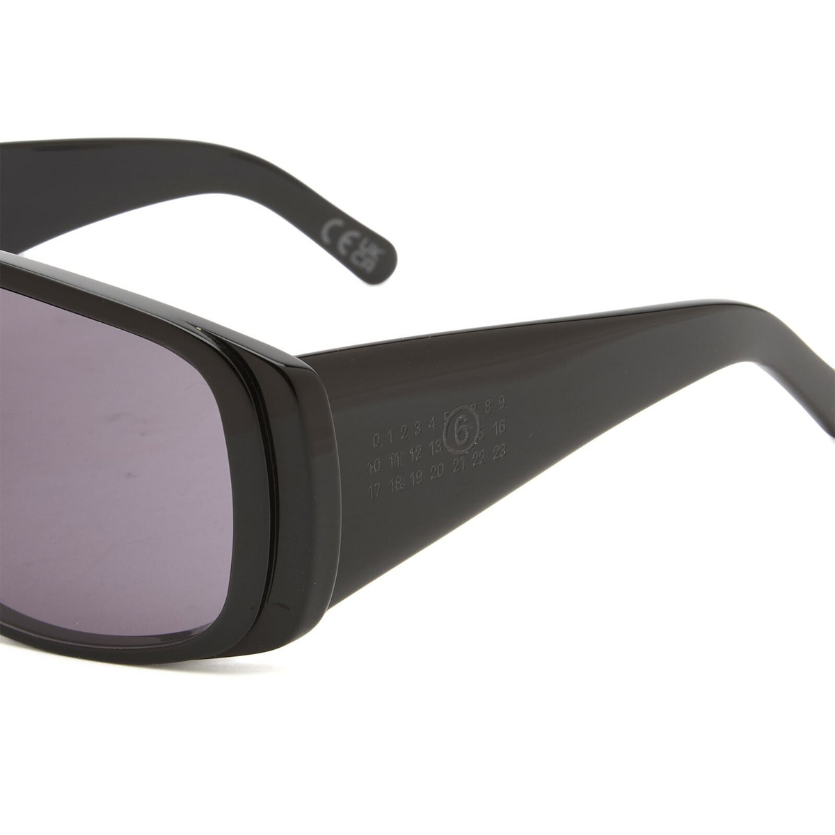Retrosuperfuture x MM6 Mask Sunglasses in Black 