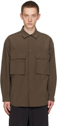 meanswhile Brown Luggage Shirt