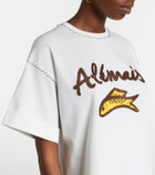 Alémais Scuba embroidered cotton T-shirt