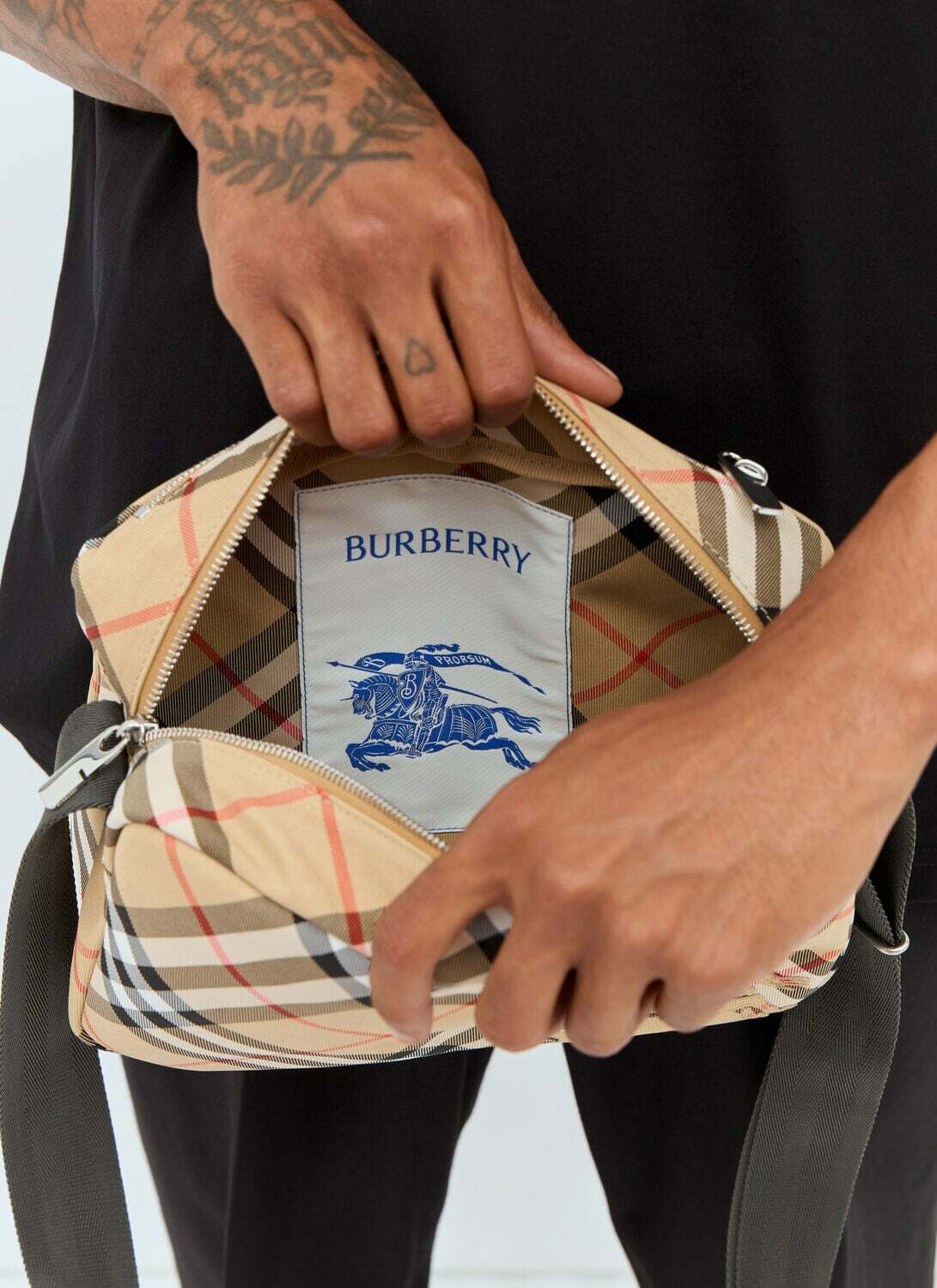 Burberry Check Crossbody Bag
