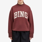 Anine Bing Women's Bradie Sweatshirt in Burgundy