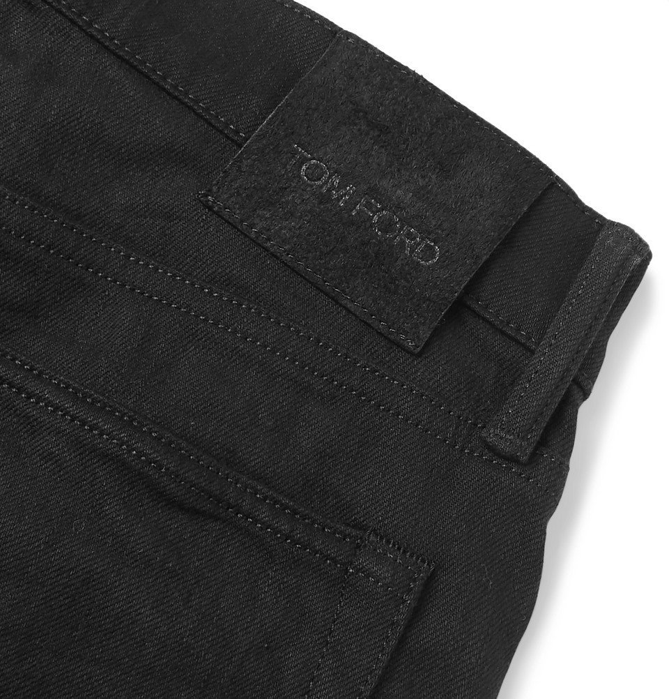 TOM FORD - Slim-Fit Selvedge Denim Jeans - Men - Black