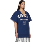 Calvin Klein 205W39NYC Blue Yale Edition Short Sleeve University Sweater