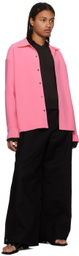 Birrot Pink Point Collar Shirt