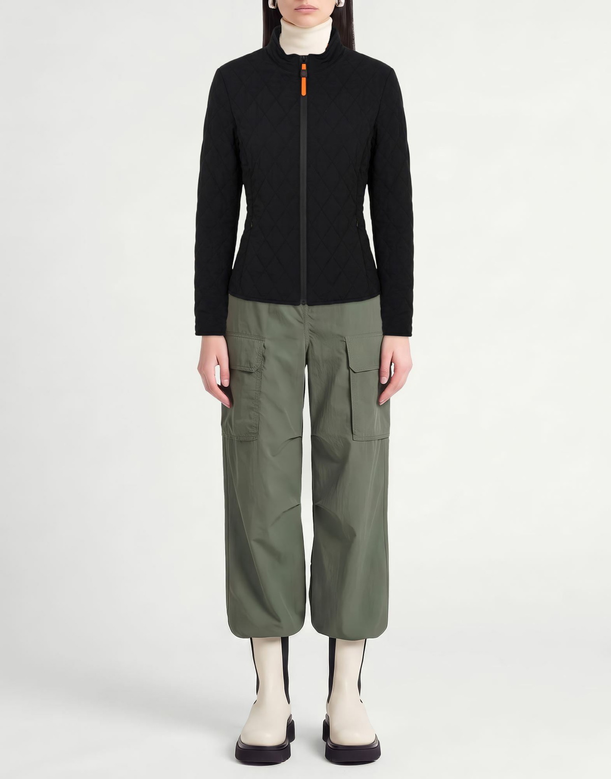 Aspesi Womens Puffer in Black