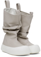 YUME YUME Gray Low Fisherman Boots