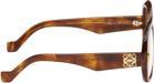 LOEWE Brown Anagram Glasses