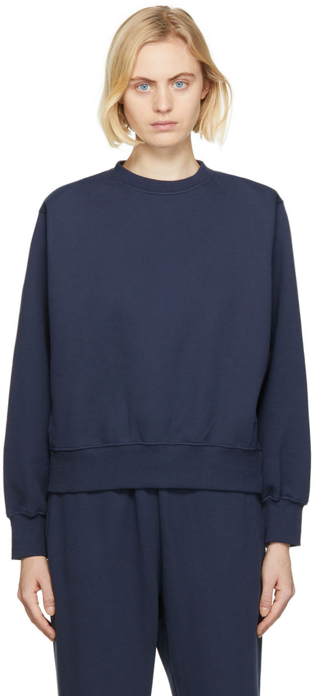 The Frankie Shop Navy Vanessa Sweatshirt The Frankie Shop