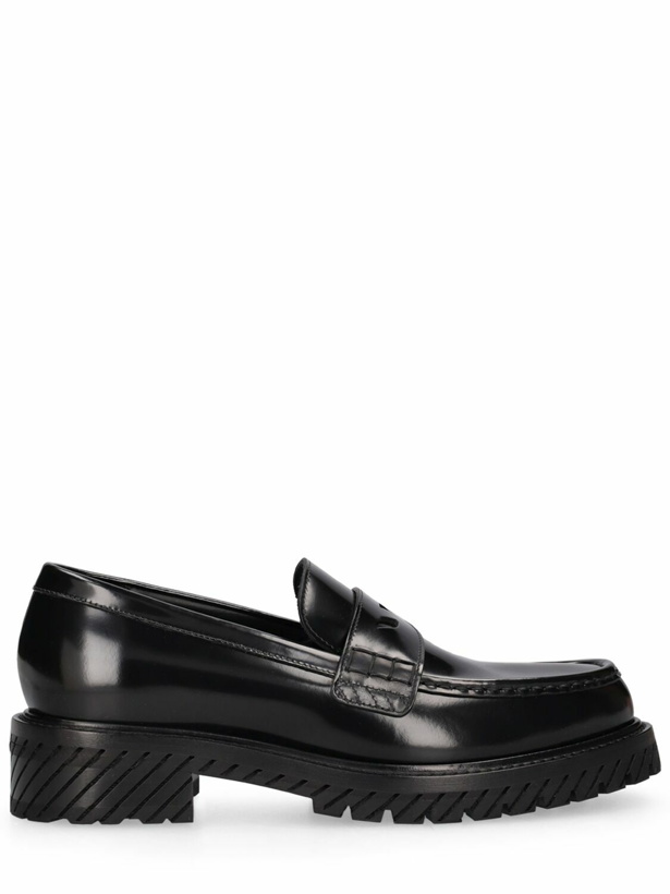 Photo: OFF-WHITE Combat Leather Loafers