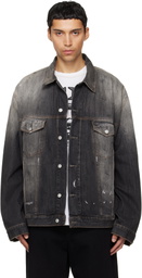 Acne Studios Black Oversized Denim Jacket
