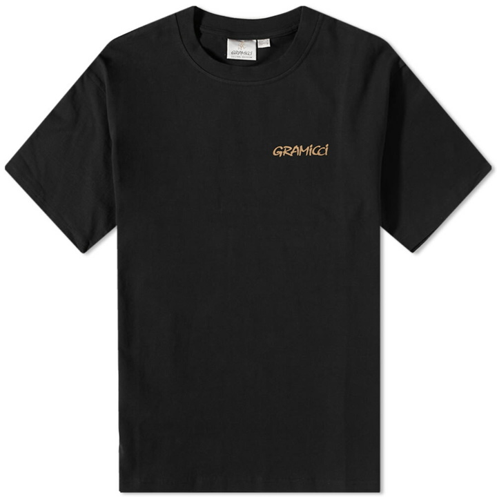 Photo: Gramicci Men's Leaf T-Shirt in Black