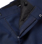 Alexander McQueen - Navy Slim-Fit Wool and Mohair-Blend Suit Trousers - Navy
