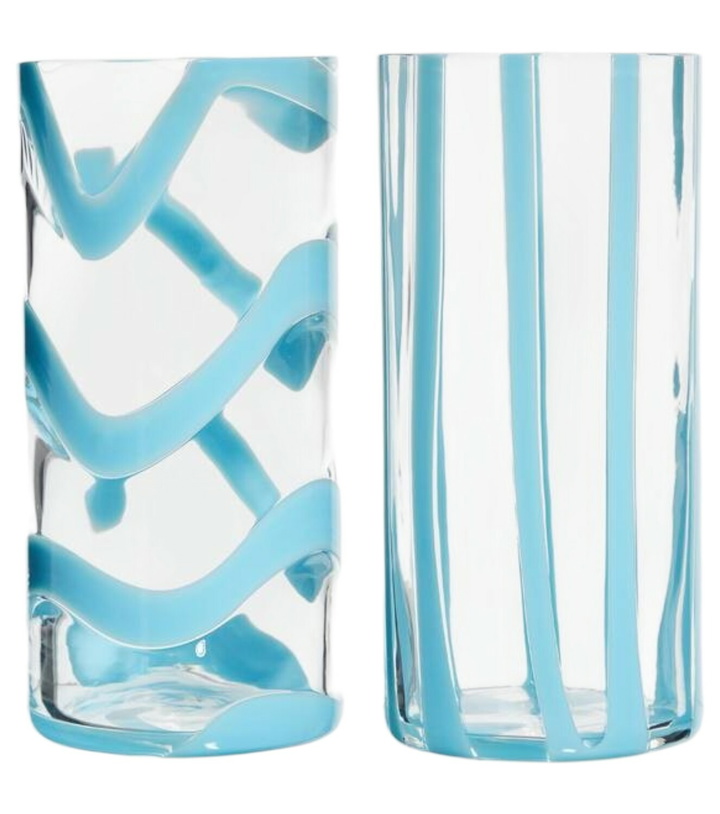 Photo: NasonMoretti Cyrcus set of 2 glass highball glasses