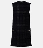 Versace Medusa '95 cotton-blend tweed minidress