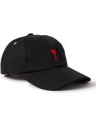 AMI PARIS - Logo-Embroidered Cotton-Twill Baseball Cap