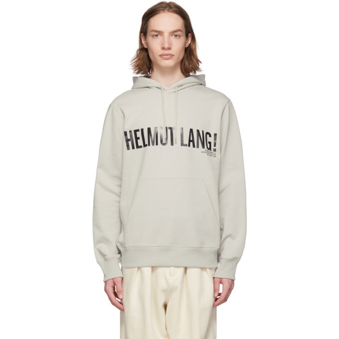 Photo: Helmut Lang Grey Exclamation Hoodie
