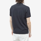 Maison Kitsuné Men's Tricolour Fox Polo Shirt in Black