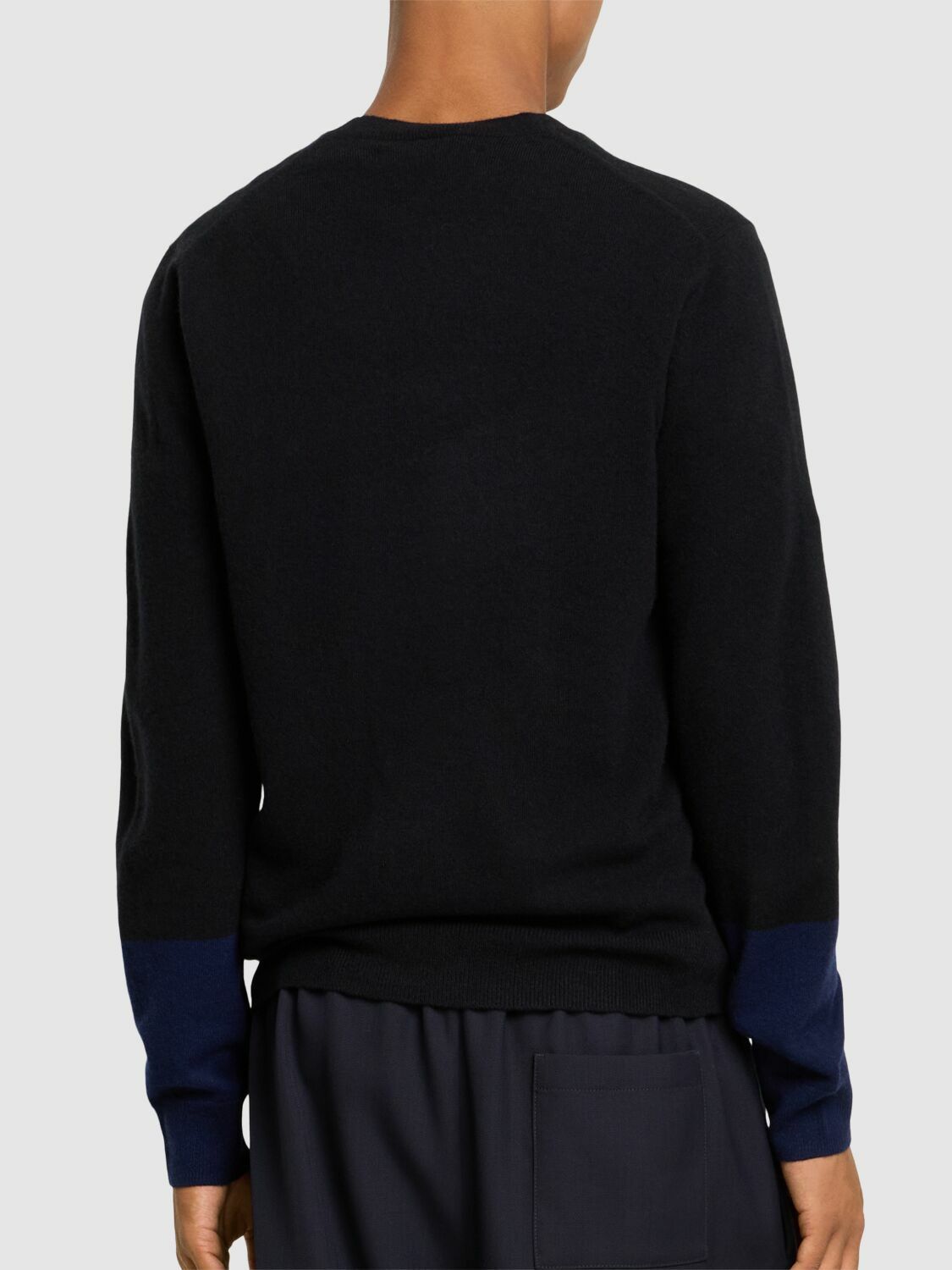 COMME DES GARÇONS SHIRT Forever Two-tone Wool Knit Sweater Comme COMME DES GARÇONS SHIRT Forever Two-tone Wool Knit Sweater Comme