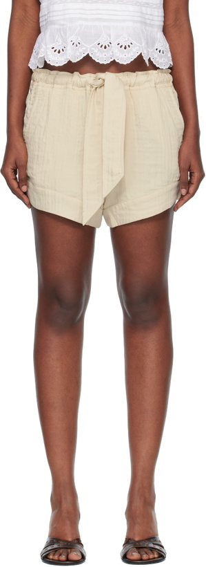 Photo: Isabel Marant Etoile Off-White Birva Shorts