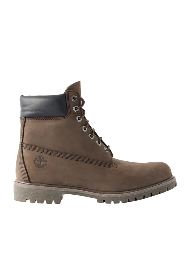 Photo: Timberland - Premium Nubuck Lace-Up Boots - Brown