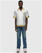 Casablanca Unisex Cuban Collar Short Sleeve Shirt White - Mens - Shortsleeves