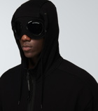 C.P. Company - Goggle cotton fleece hoodie
