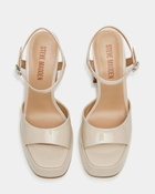 Steve Madden Liandra Heels in Natural Patent