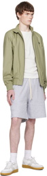 A.P.C. White & Gray Plain Sneakers