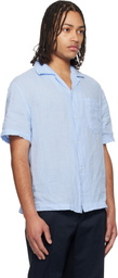 Hugo Blue Camp Collar Shirt