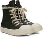 Rick Owens Green High Sneakers