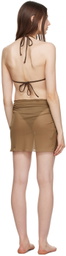 Saturdays NYC Brown Carmen Beach Sarong