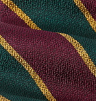 Beams Plus - 8cm Striped Silk Tie - Burgundy
