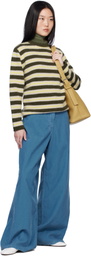 The Elder Statesman Multicolor Sinful Stripe Sweater