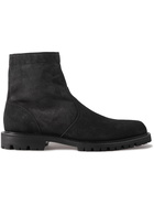 Mr P. - Olie Shearling-Lined Suede Boots - Black