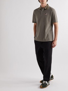 Loewe - Logo-Embroidered Cotton-Piqué Polo Shirt - Brown