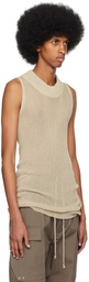 Rick Owens Off-White Sheer Tank Top