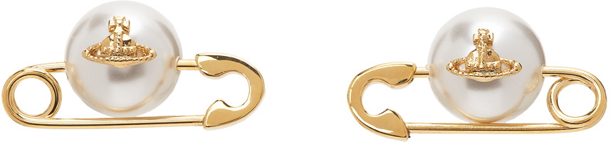 Vivienne Westwood Gold Jordan Earrings Vivienne Westwood